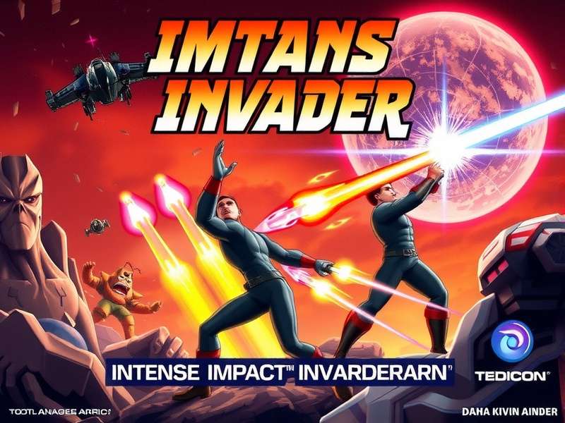 Intense Impact Invader Game Cover Art